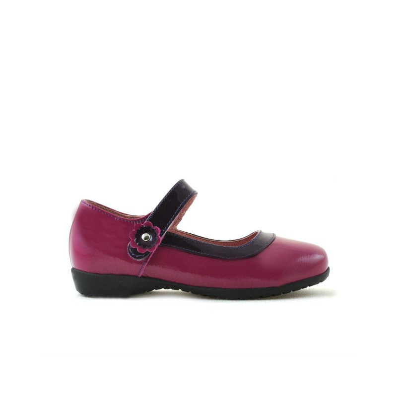 Chaussures enfants petits 19c verni rose+violet