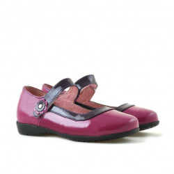 Chaussures enfants petits 19c verni rose+violet