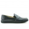 Baskets femme 658 croco indigo