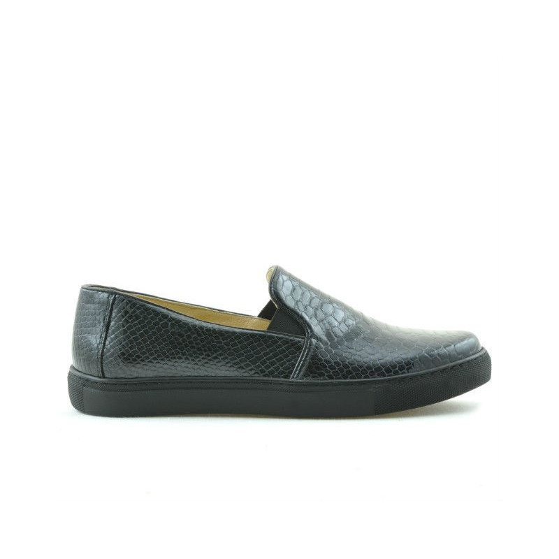 Baskets femme 658 croco indigo