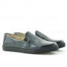Baskets femme 658 croco indigo