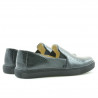 Baskets femme 658 croco indigo