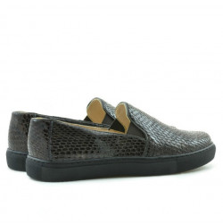 Chaussures de sport femme 658 croco café