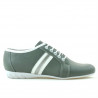 Baskets femme 187 gris+blanc