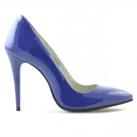 Chaussures élégantes femme 1241 vernis bleu Chaussures élégantes femme 1241 vernis bleu