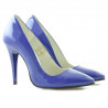 Chaussures élégantes femme 1241 vernis bleu