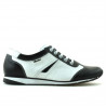 Baskets femme 196 noir+blanc