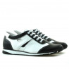 Baskets femme 196 noir+blanc