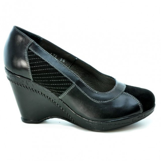 Chaussures décontractées femme 174 noir combiné