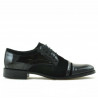 Chaussures élégantes adolescents 391 velours noir combiné