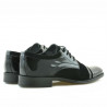 Chaussures élégantes adolescents 391 velours noir combiné