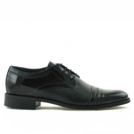 Chaussures élégantes adolescents 391 vernis noir combiné