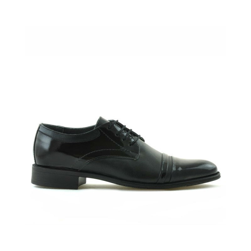 Chaussures élégantes adolescents 391 vernis noir combiné