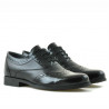 Chaussures élégantes adolescents 393 laque noire combinée