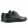 Chaussures élégantes adolescents 393 laque noire combinée
