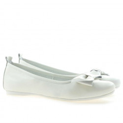 Ballerines femme 638 blanc nacré