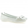 Ballerines femme 638 blanc nacré