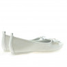 Ballerines femme 638 blanc nacré