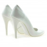 Chaussures élégantes femme 1241 verni blanc