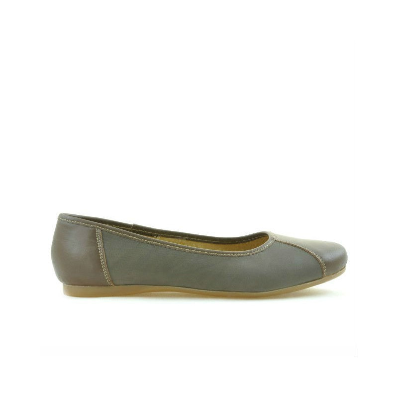 Ballerines femme 183 cappuccino combiné