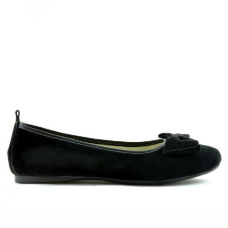 Ballerines femme 638 noir velours