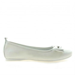 Ballerines femme 638 blanc nacré