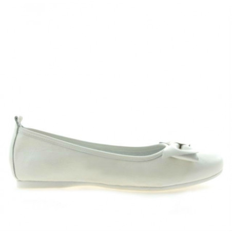 Ballerines femme 638 blanc nacré