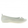 Ballerines femme 638 blanc nacré