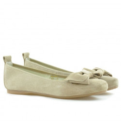 Ballerines femme 638 sable velours
