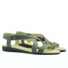 Sandales femme 5010 kaki nacré