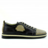 Baskets adolescents 392 sable+café
