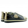 Baskets adolescents 392 sable+café