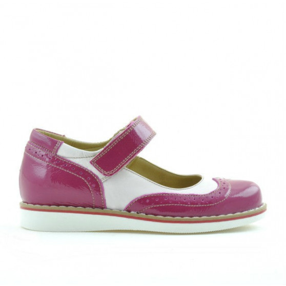 Chaussures enfants 153 vernis fuchsia combiné Chaussures enfants 153 vernis fuchsia combiné
