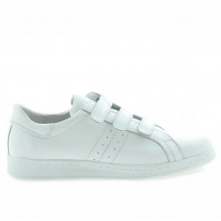 Baskets adolescents 369sc blanc scratch