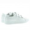 Baskets adolescents 369sc blanc scratch