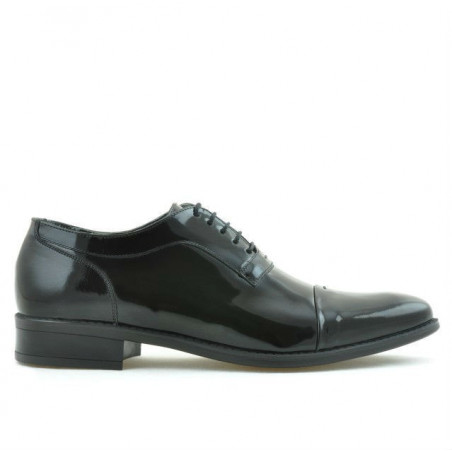 Chaussures élégantes hommes 802 verni noir