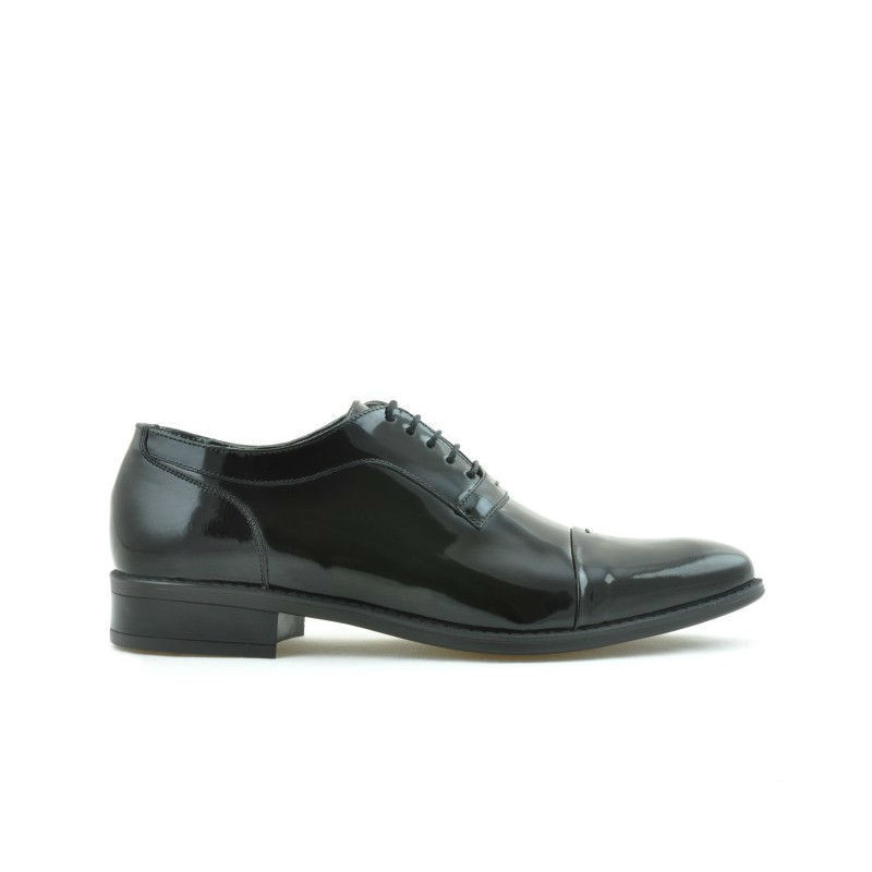 Chaussures élégantes hommes 802 verni noir