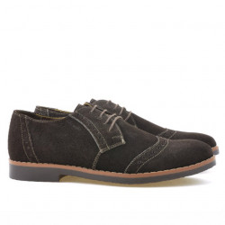 Chaussures décontractées / élégantes pour hommes 746 café velours