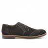 Chaussures décontractées / élégantes pour hommes 746 café velours