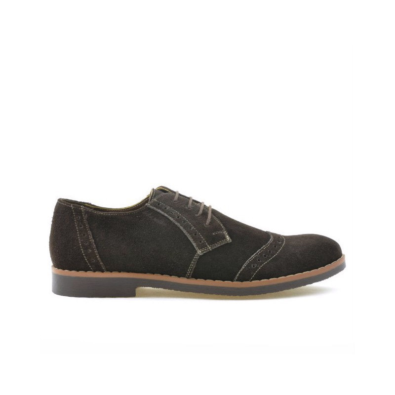 Chaussures décontractées / élégantes pour hommes 746 café velours