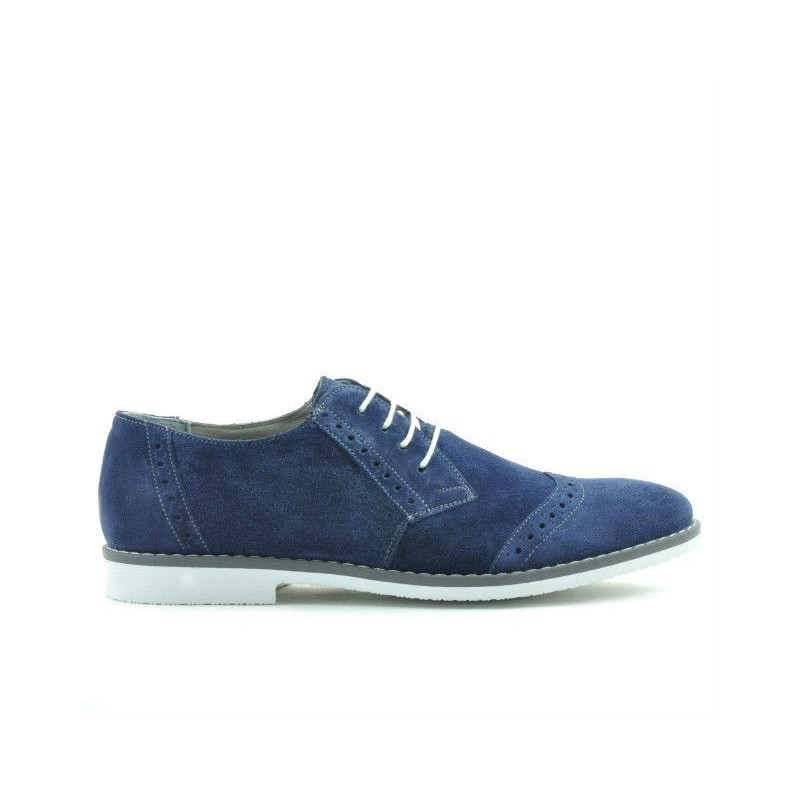 Chaussures casual / élégantes homme 746 indigo velours