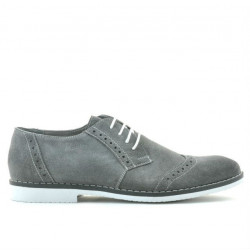 Chaussures décontractées / élégantes homme 746 gris velours