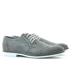 Chaussures décontractées / élégantes homme 746 gris velours