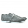 Chaussures décontractées / élégantes homme 746 gris velours