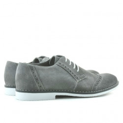 Chaussures décontractées / élégantes homme 746 gris velours