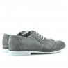 Chaussures décontractées / élégantes homme 746 gris velours