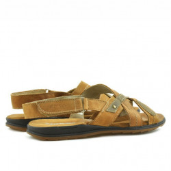 Sandales adolescents 328 marron ciré