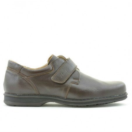 Chaussures décontractées / élégantes hommes 854sc marron velcro
