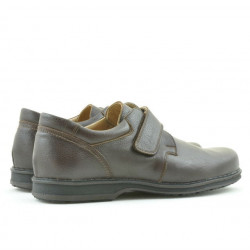 Chaussures décontractées / élégantes hommes 854sc marron velcro
