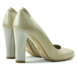 Chaussures élégantes femme 1214 vernis beige